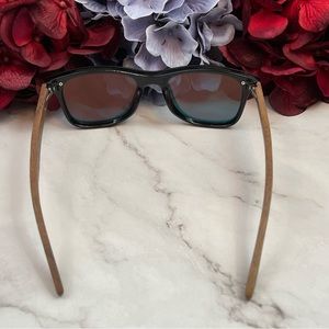 AUSTYN Frost Red Rainbow Wood with Red Mirrored Lens Sunglasses main image 0